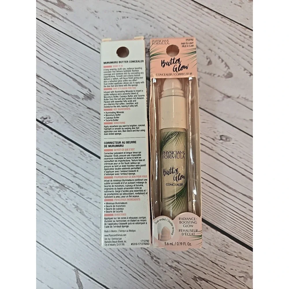 2x-Physicians Formula Butter Glow Concealer Fair-to-Light, 0.19‎ oz ea